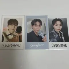 SEVENTEEN スングァン インスタントフォト トレカ 3枚セット