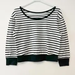 スローブイエナ　ボーダーショートトップス