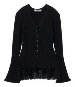 世*乳様 美品❣️COCODEAL レースドッキングニット ブラック カーディガ 2026年最新】COCO DEAL レースドッキングニットの人気アイテム - メルカリ