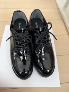 レピピアルマリオ　エナメル　PUレースアップシューズ　サイズL フォーマル