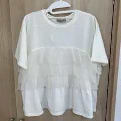 Samansa Mos2 【接触冷感/UVカット】 チュールドッキングカットソーのサムネイル