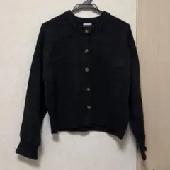 【美品】gu カーディガン(チャコールグレー)
