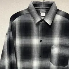 キャルトップ ネルシャツ オンブレチェック