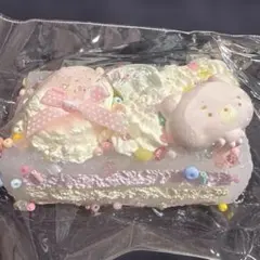 新品未使用♡nienienie♡にえにえにえ♡ケーキ♡ピンク♡スクイーズ