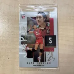 バレーボール女子日本代表 佐藤淑乃 トレーディングカード