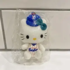 新品未開封 ヤクルトスワローズ キティぬいぐるみマスコット　2004年製