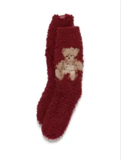 ジェラートピケ 【HOLIDAY】ジェラートスノーベアジャガードソックス