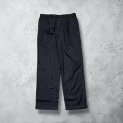 【プルミーエル様専用】ラルフローレンスラックスストライプL相当ネイビー古着美品