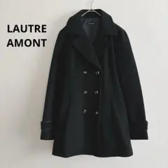 ロートレアモン　チェスターコート　アウター　上着　綺麗め　黒　40 ダブル