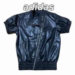 ✨希少✨アディダス トラックジャケット　ライダース ジャージ 半袖　2000's