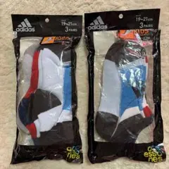 adidas キッズ 3足セット ソックス 19〜21cm