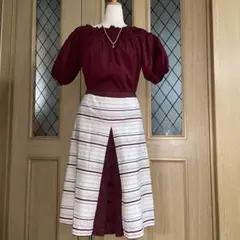 ❤️E hyphen world gallery peace ブラウスとＹスカート