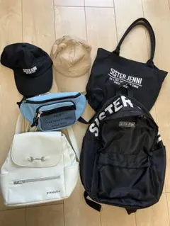 ピンクラテ　シスタージェニィ　雑貨まとめ売り　リュック　帽子　ショルダーバッグ