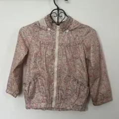 3can4on（サンカンシオン）の女の子用花柄ウインドブレーカー。110サイズのサムネイル