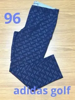 アディダス ゴルフ EXストレッチ エンボスプリントパンツネイビー 96