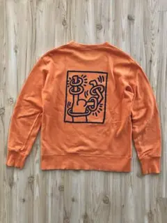 オレンジ PARTY OF LIFE V スウェット