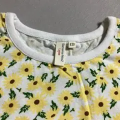Samansa Mos2  新品未使用　ひまわりTシャツ　120cm