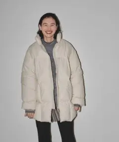 TODAYFUL アイボリー オーバーサイズ ダウンジャケット