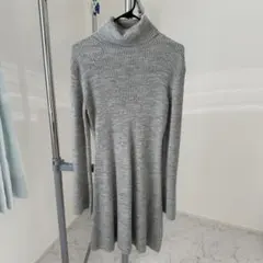 Rady ラメニットタートルネックワンピース