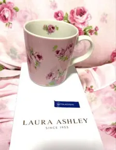 ローラアシュレイホームお花柄マグカップ小物入れピンクお姫様雑貨