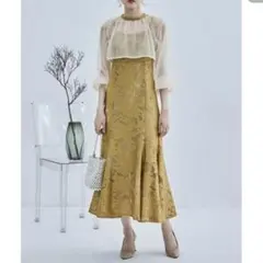 etoll. 結婚式 ワンピース 3wayシフォンボレロ&レースキャミドレス S