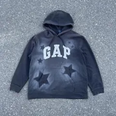 【リメイク】GAP パーカー フェード ブラック y2k グランジ