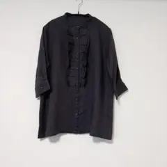 25SS 23区 フリルピンタック ノースリーブ コットンブラウス 32 - メルカリ