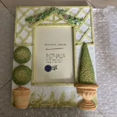 ガーデン風フォトフレーム 植物モチーフ