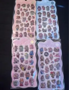 BONBON DROP キャラクターシール 4シートセット