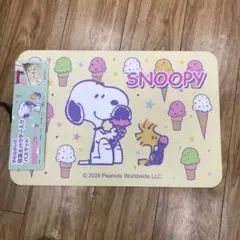 やわらか珪藻土パウダー入りスヌーピー バスマットＳのサムネイル
