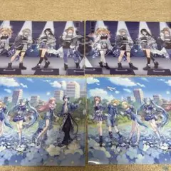 新品　4枚セット　ローソン プロセカ クリアファイル