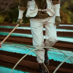 【KEIMEN】新品未使用タグ付き 21SK1006パンツ ベージュ Mサイズ