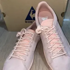 新品　le coq sportif ピンク スニーカー　21cm