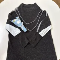 セシカブルー ニット