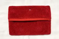 フェイラー FEILER ラブラリープリティーカラーリボン　ティッシュケース　赤