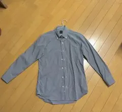 新品 レナウン BGR ギンガムチェック 長袖シャツ ボタンダウン