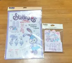 新品　ステラルー クリアホルダー　ケース入りメモセット 東京ディズニーシー
