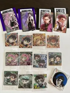 鬼滅の刃　フォトカード&ウエハースシール&缶バッチセット