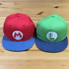 なぁる様　マリオ・ルイージ ス　キャップ　セット　USJ