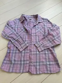 LLbean 長袖　チェック柄　シャツ