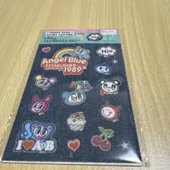 Angel Blue エンジェルブルー デニムファブリックステッカー