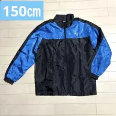 PUMA ウィンドブレーカー　キッズ　150センチ　ブラック　ブルー