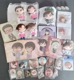 名探偵コナン グッズ まとめ売り ぬいぐるみ 缶バッジ アクスタ 色紙