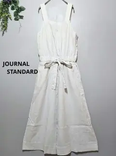 【JOURNAL STANDARD】 リネン100％ ワイド サロペット 38のサムネイル