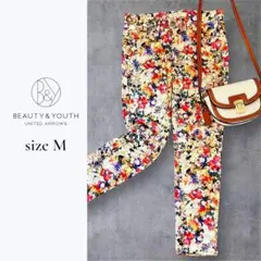 BEAUTY&YOUTH UNITED ARROWS 花柄 スキニーパンツ M