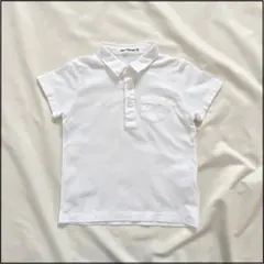 ミキハウス 白ポロシャツ 95 半袖 キッズ