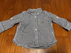 GAP ギンガムチェック 長袖シャツ 6-12ヶ月