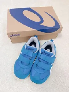 asics アイダホ　ブルー　17cm