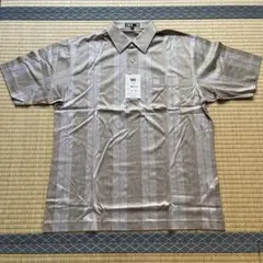 【新品】DAKS ストライプ ポロシャツ Lサイズ