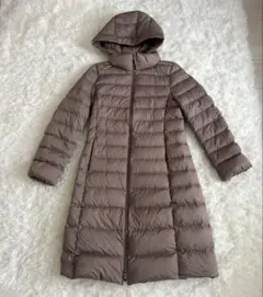 UNIQLO ウルトラライトダウン フード付きロングジャケット